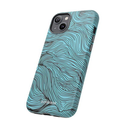 Wavy Serenity | Protective Phone Case for iPhone