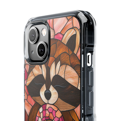 Raccoon Holds Donut iPhone Case - Impact
