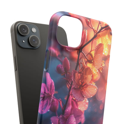 Surreal Flower Harmony iPhone 15 - Slim Phone Case