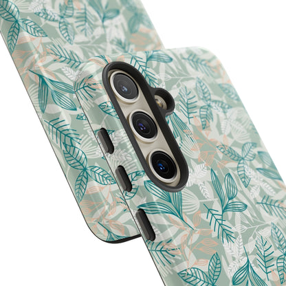 Light Green Leaf - Protective Phone Case