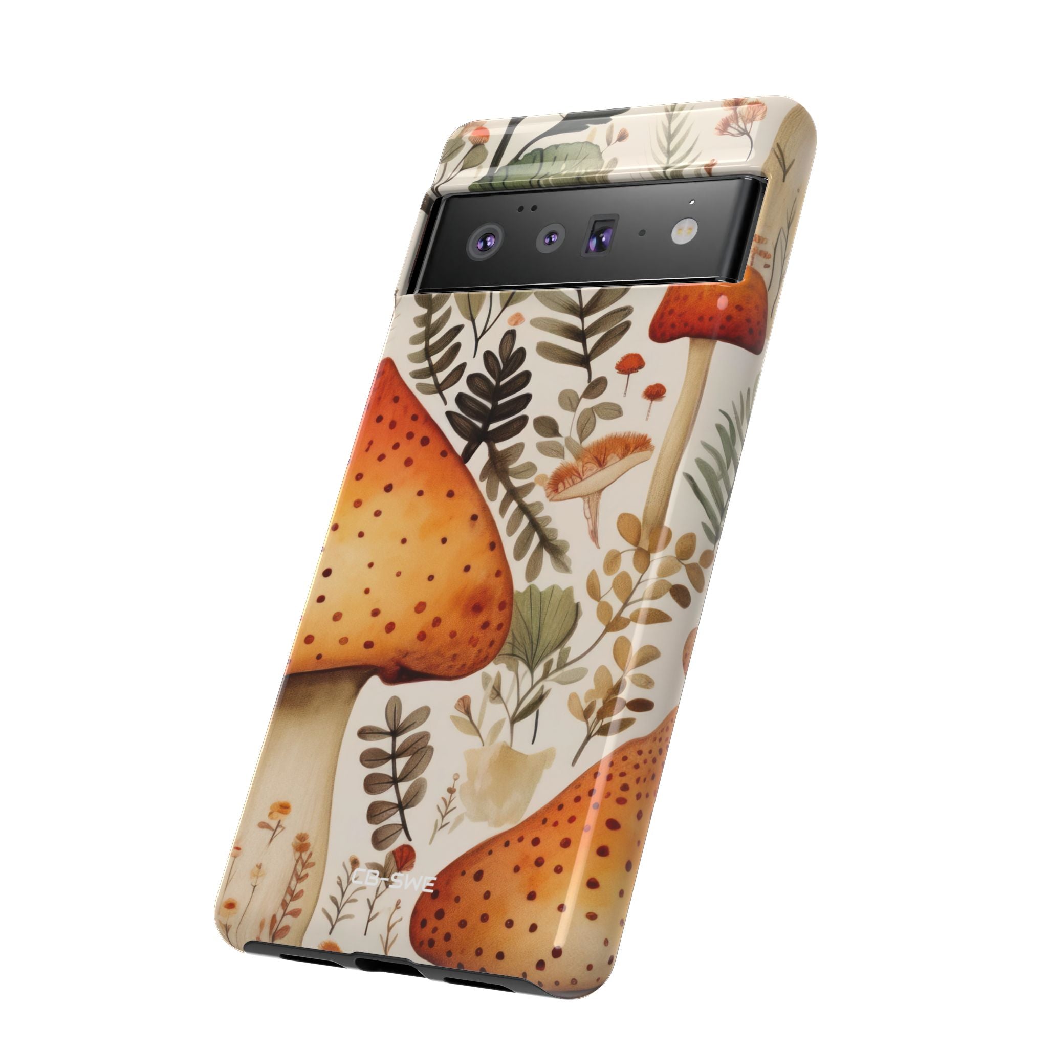 Mushrooms Sprout Cheerfully - Google Pixel Case