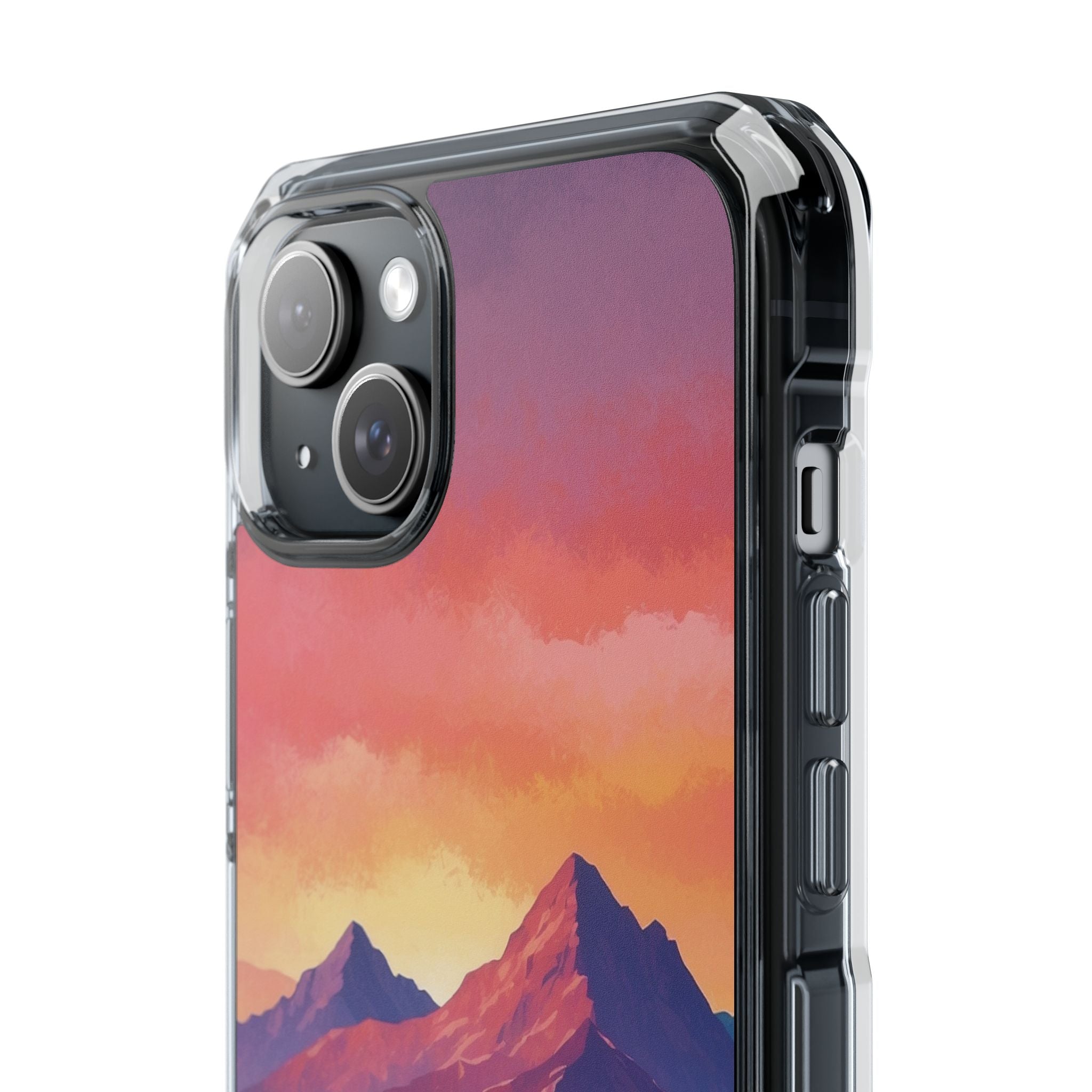 Mountain Peaks Rise iPhone Case - Impact