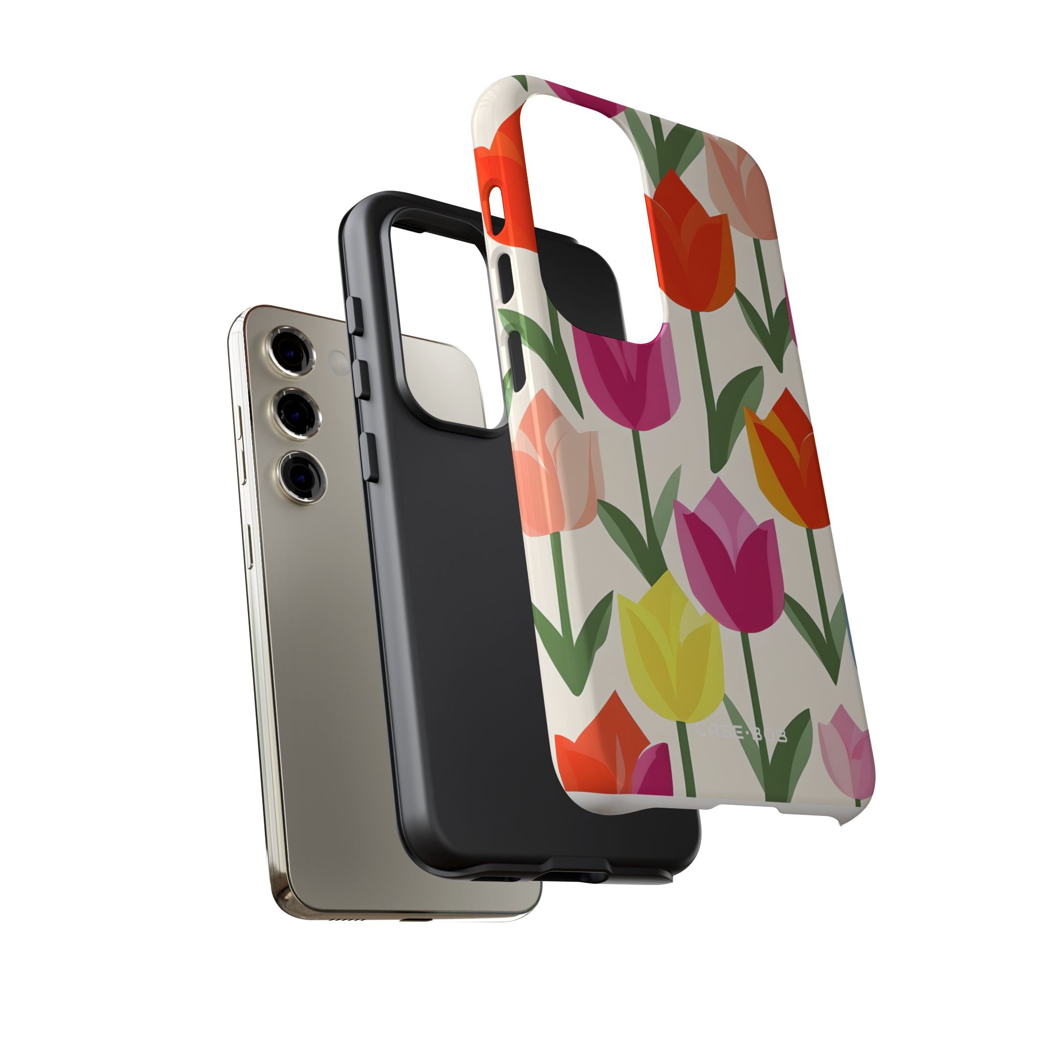 Tulip Harmony Green Samsung S23 Case - Tough