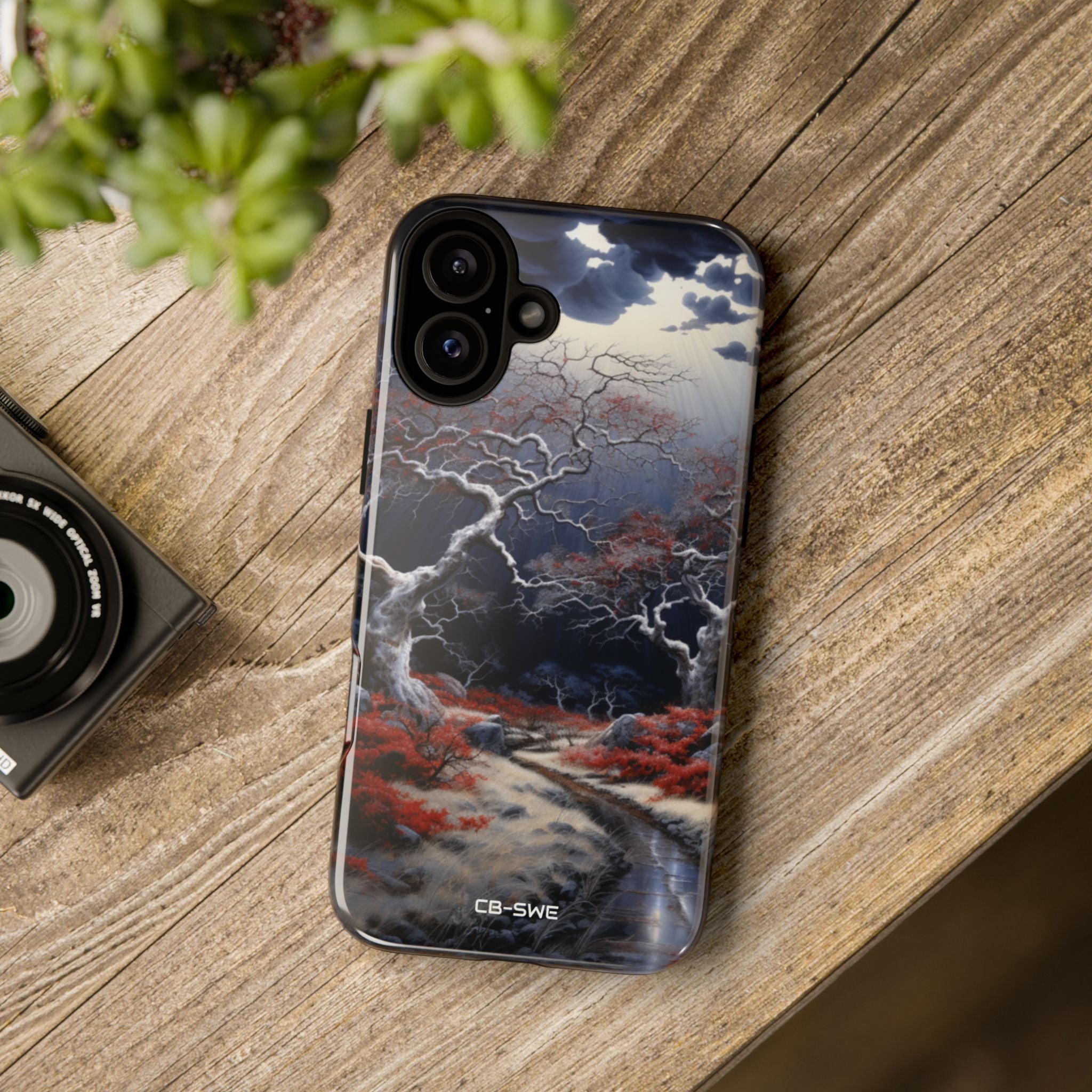 Sunlit Gnarled Forest - iPhone Case