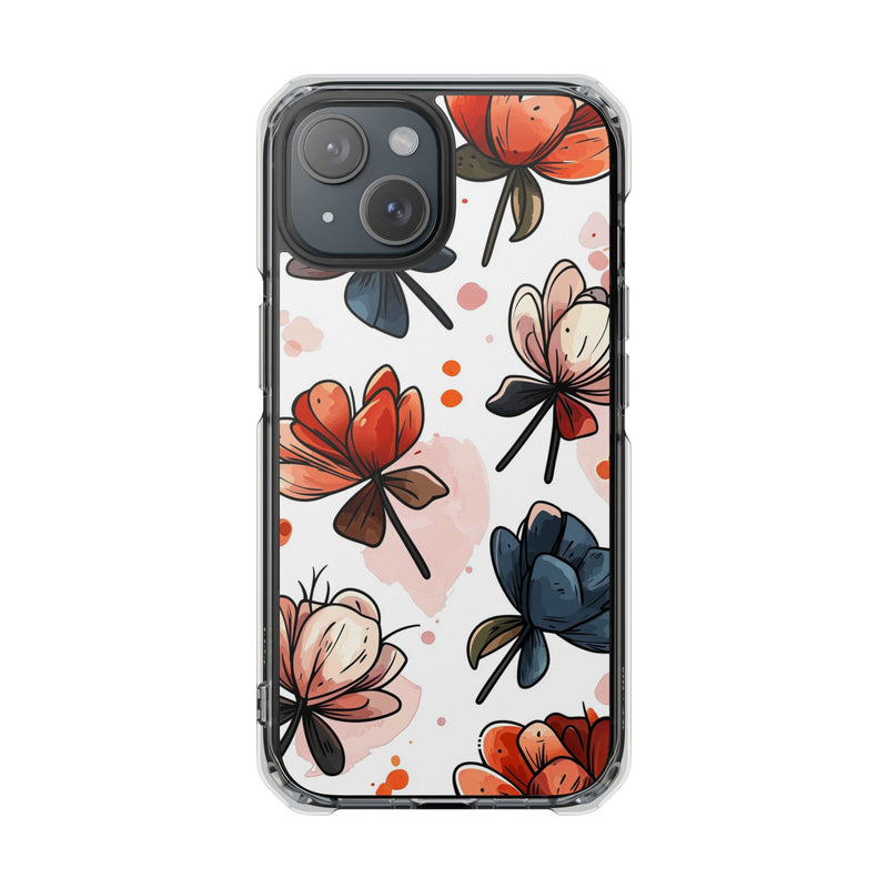 Vibrant Floral Harmony iPhone Case - Impact