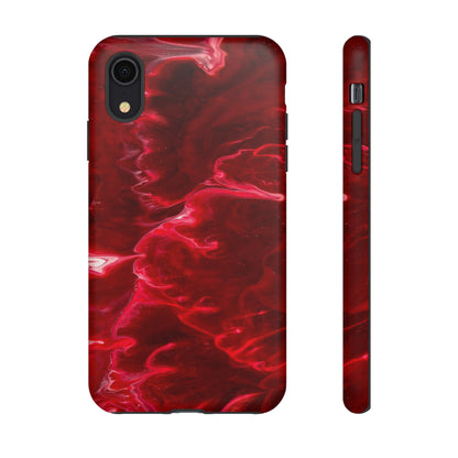 Red Velvet Ink Art iPhone Case (Protective) iPhone XR Matte Phone Case