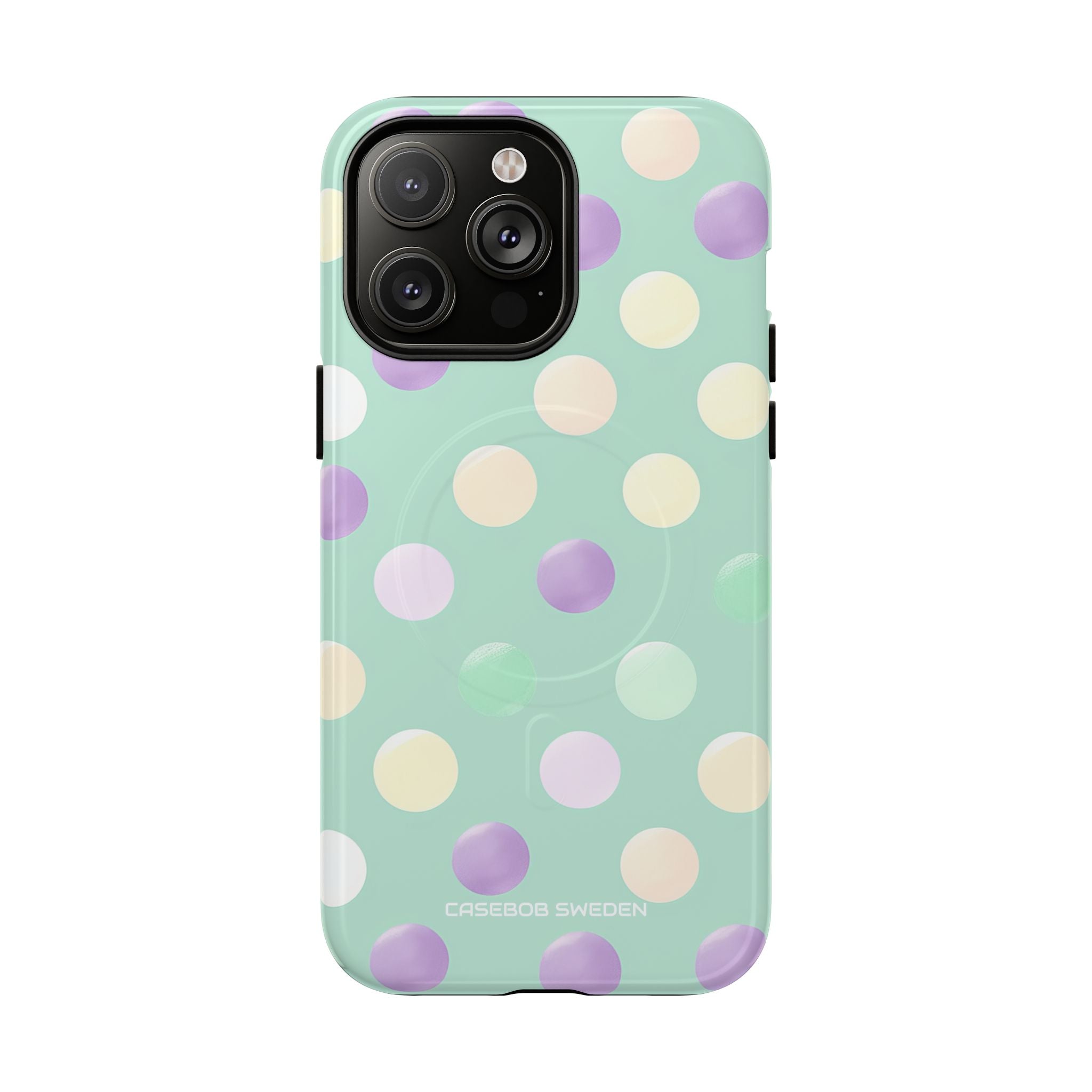 Pastel Polka Dots - Tough + MagSafe® iPhone 14 Phone Case