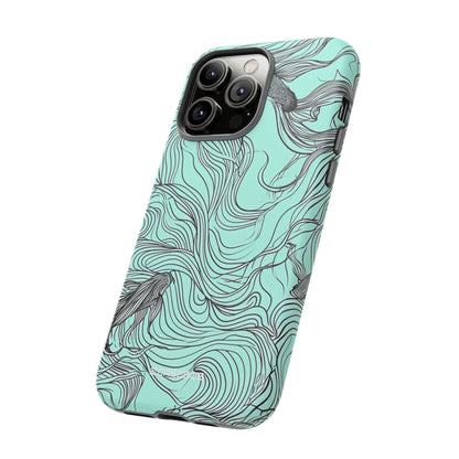 Aqua Serenity | Protective Phone Case for iPhone