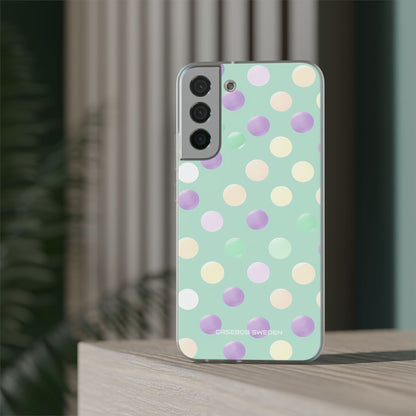 Pastel Polka Dots - Flexi Samsung S22 Phone Case