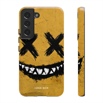Jagged Smile Yellow Samsung S22 Case - Tough