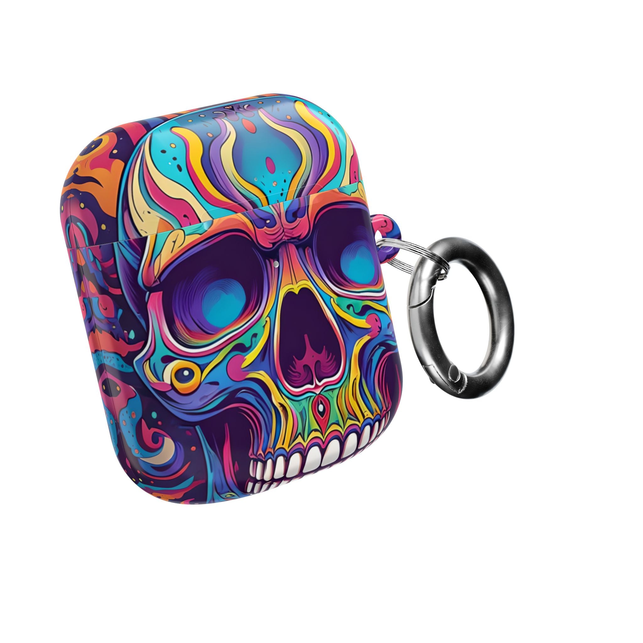 Psychedelic Skull - AirPods Case