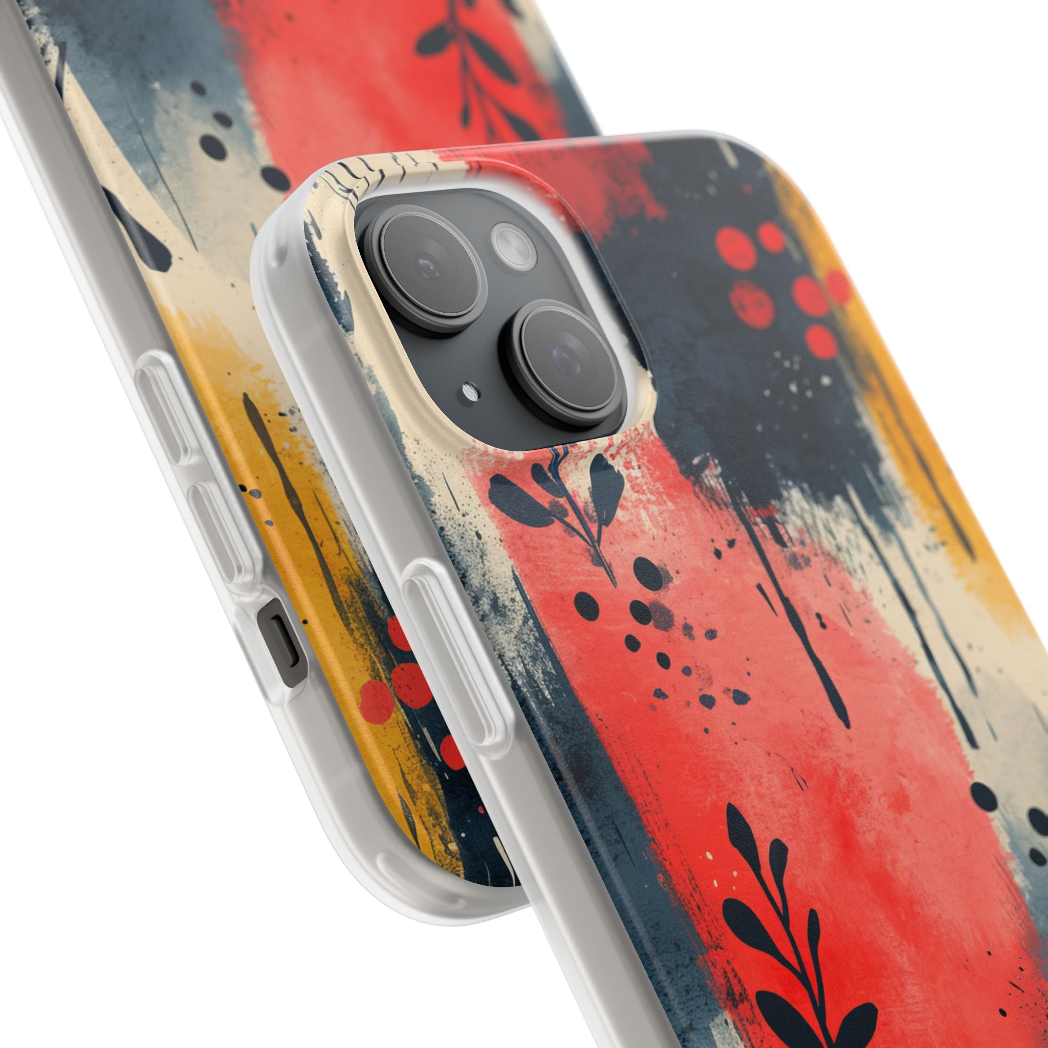 Vibrant Floral Energy iPhone 15 - Flexi Phone Case