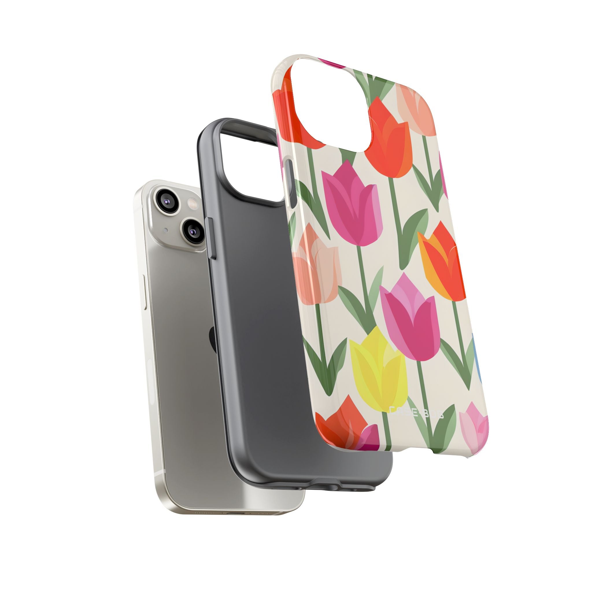 Tulip Harmony Green iPhone 14 Case - Tough