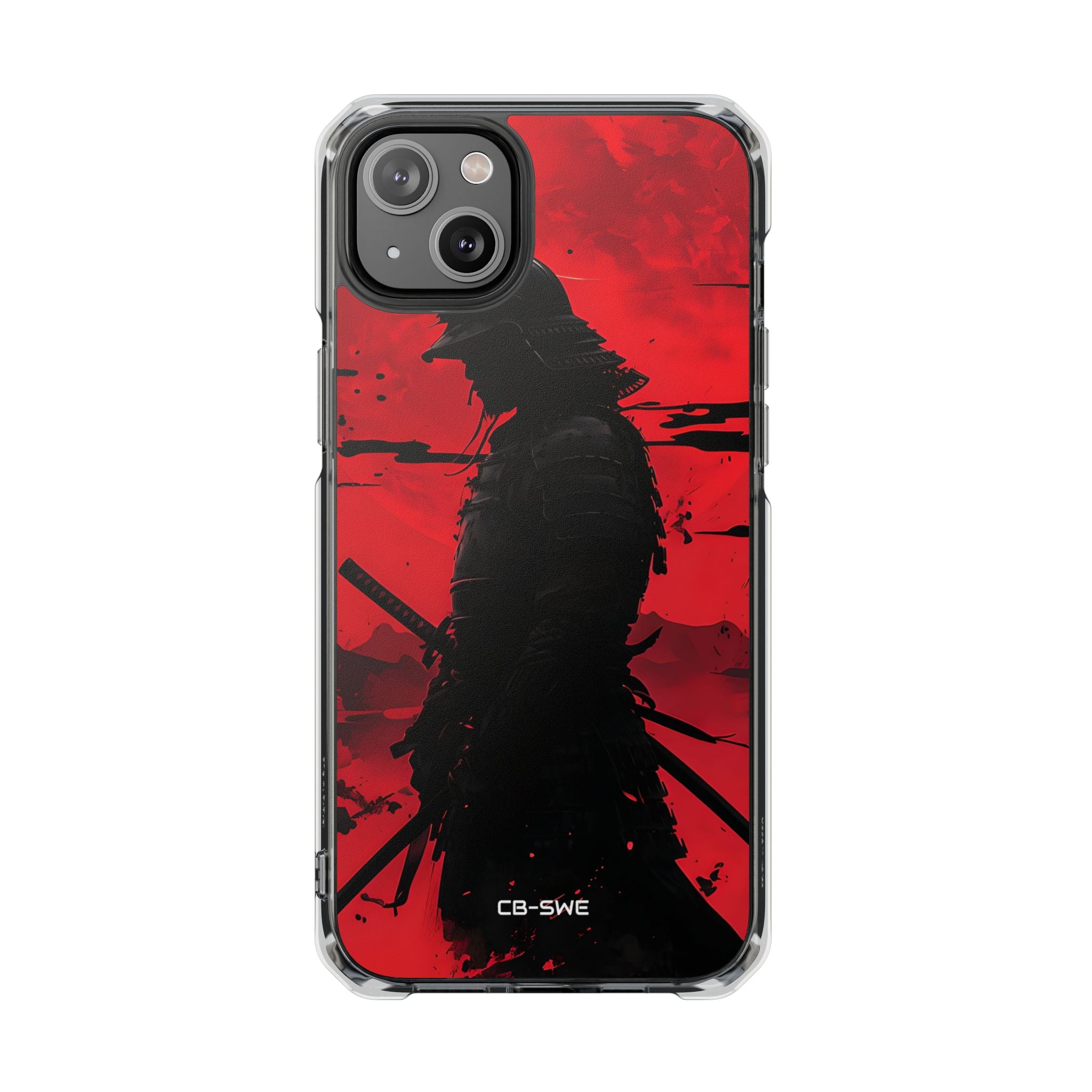Red Samurai Shadow iPhone Case - Impact