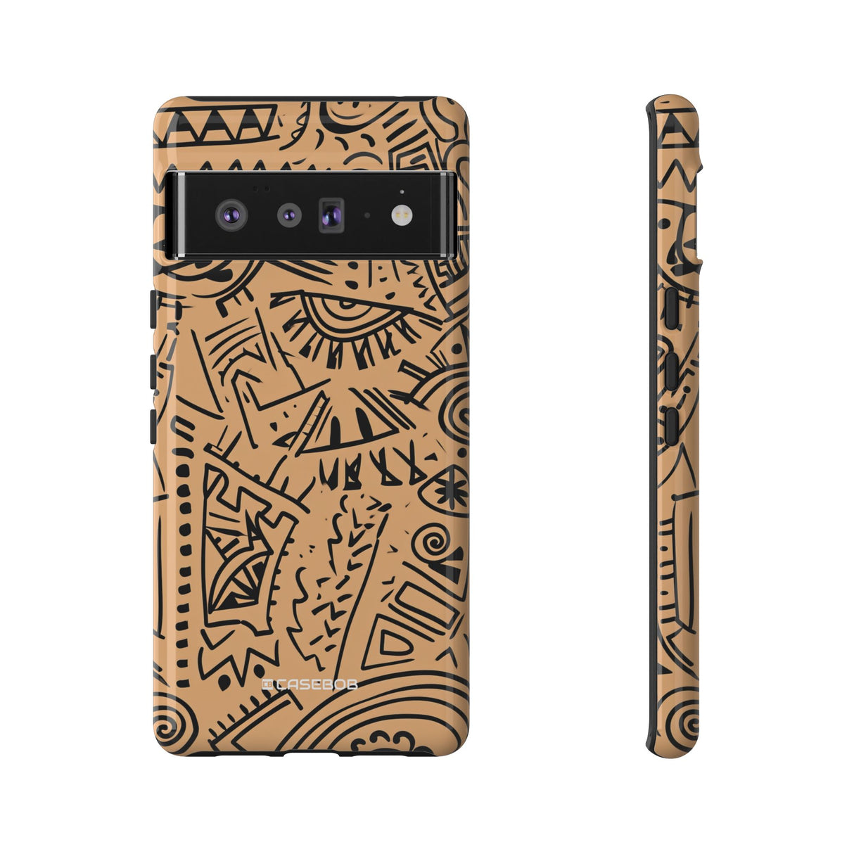 Mystic Tribal Geometry | Protective Phone Case for Google Pixel