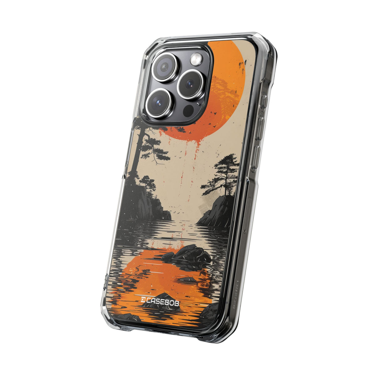 Sunkissed Serenity - Phone Case for iPhone (Clear Impact - Magnetic)