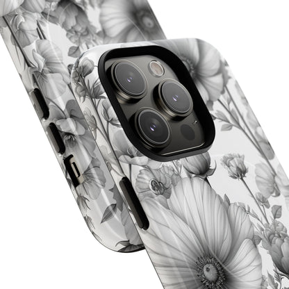 Vintage Floral Etching iPhone 14 - Tough+