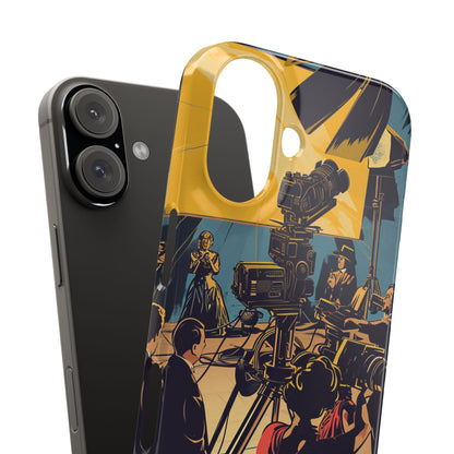 Golden Era Cinematic Spotlight iPhone 16 - Slim Phone Case