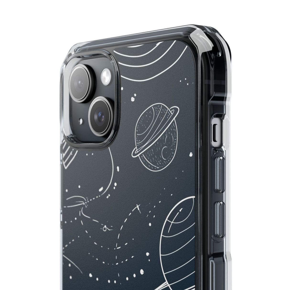 Cosmic Wanderer - Phone Case for iPhone (Clear Impact - Magnetic)