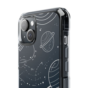 Cosmic Wanderer – Handyhülle für iPhone (Clear Impact – Magnetisch)