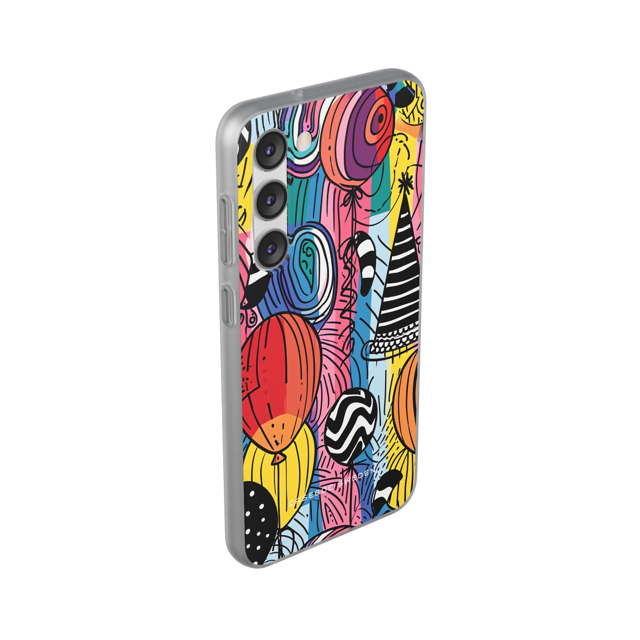 Gradient Balloon Whirl Samsung S23 - Flexi Phone Case