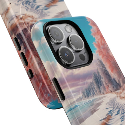 Snowy Footprints iPhone 15 Pro Case - Tough+