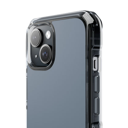 Light Slate Gray iPhone 15 - Clear Impact Phone Case