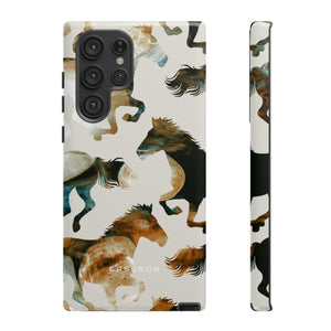 Tie Dye Horses - Protective Phone Case