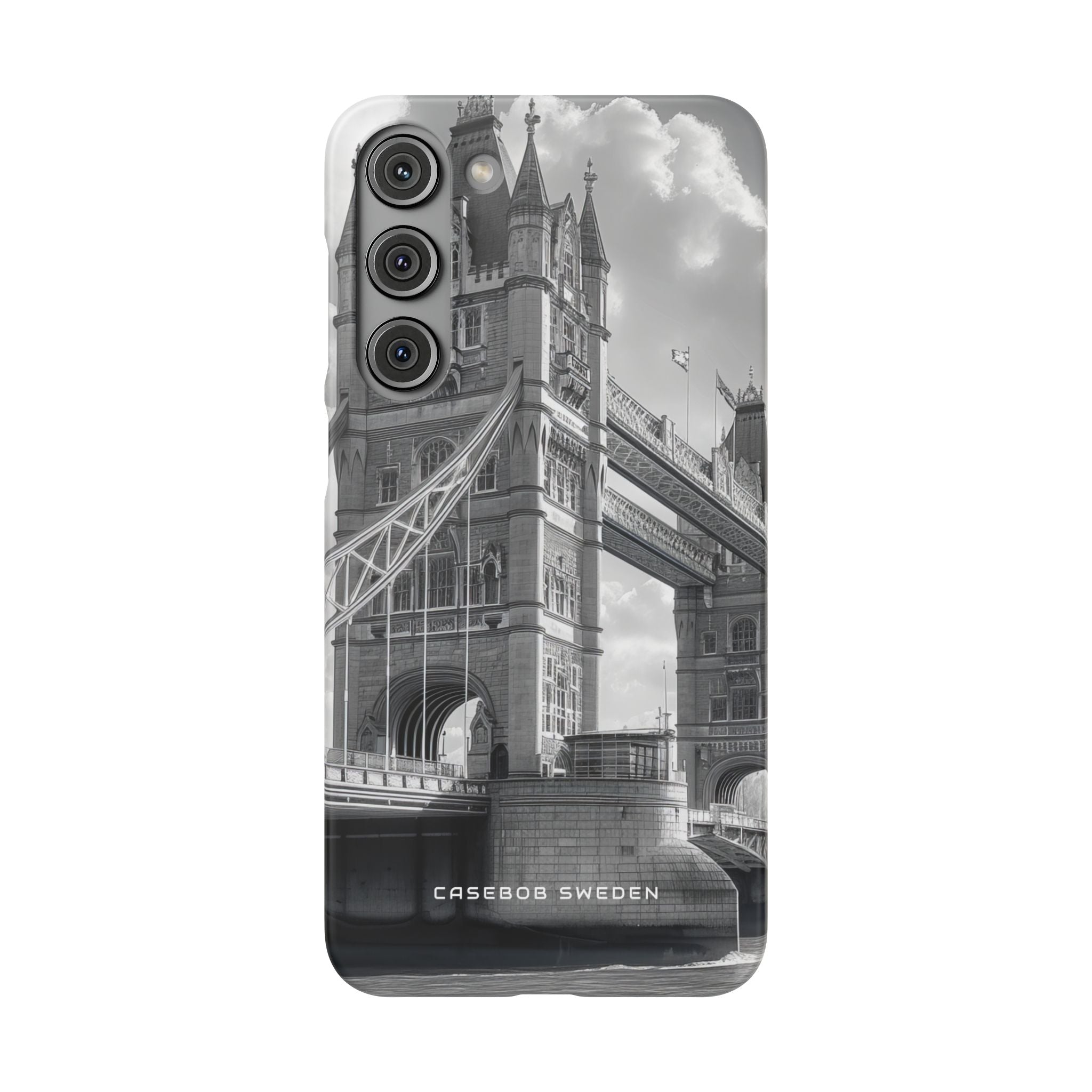 Tower Bridge Monochrome Architecture Study Samsung S23 - Slim Phone Case