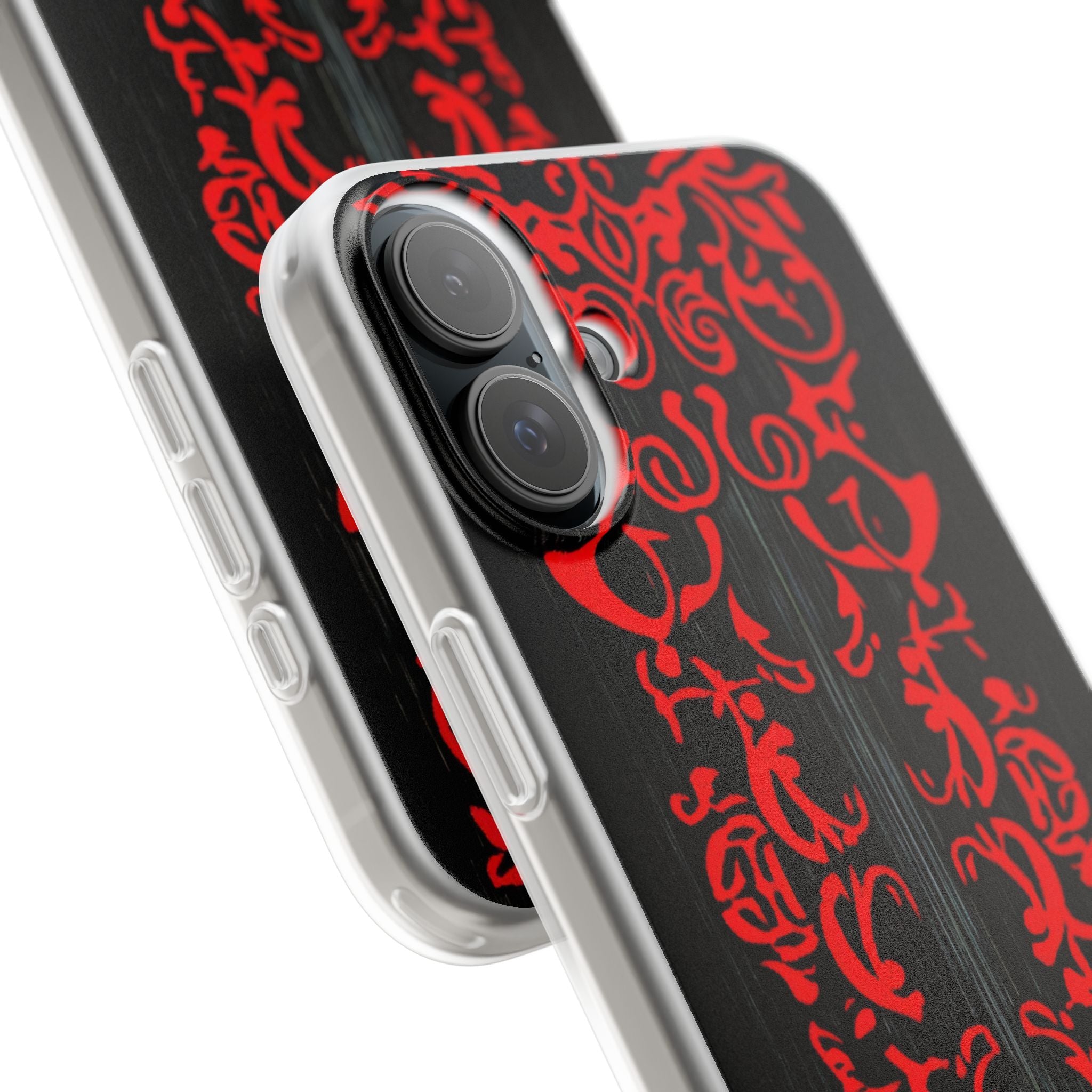 Gothic Crimson Symmetry iPhone 16 - Flexi Phone Case