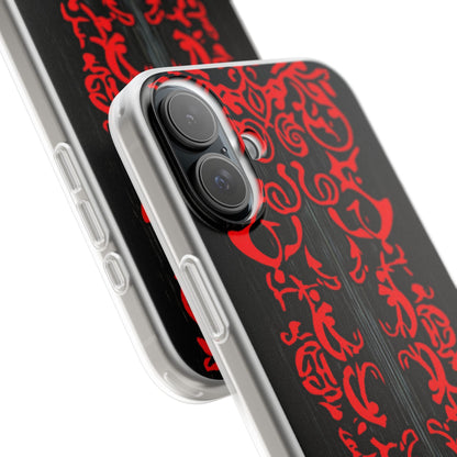 Gothic Crimson Symmetry iPhone 16 - Flexi Phone Case