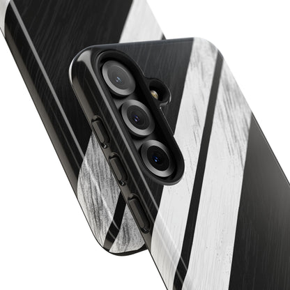 Distressed Stripe Motion Samsung S25 Plus Case - Tough