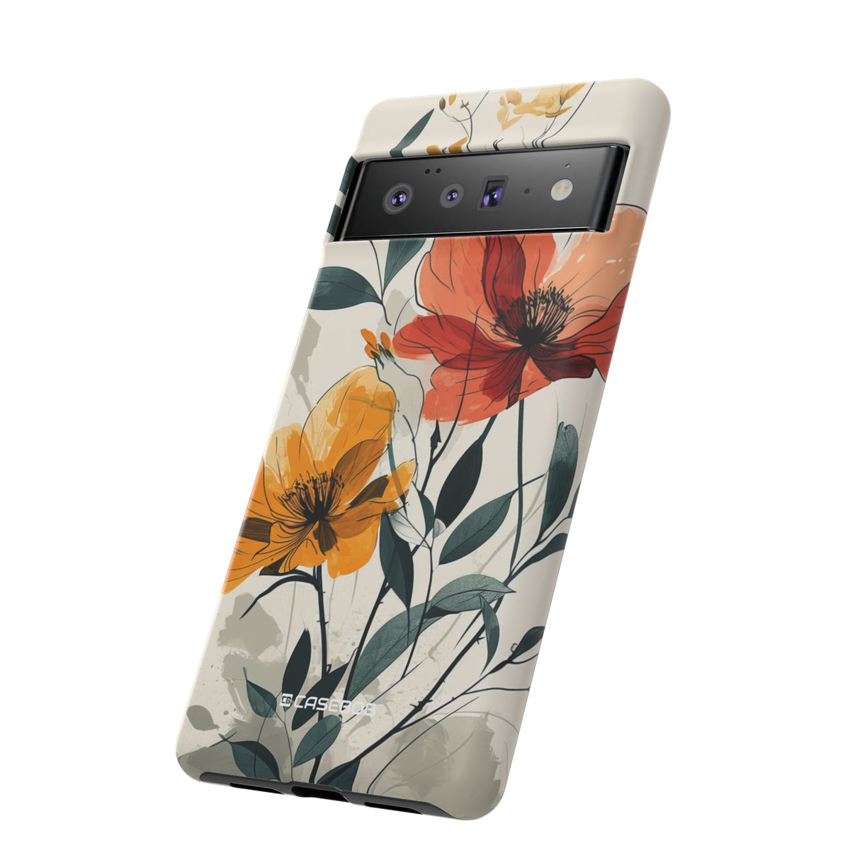 Serene Floral Harmony | Protective Phone Case for Google Pixel