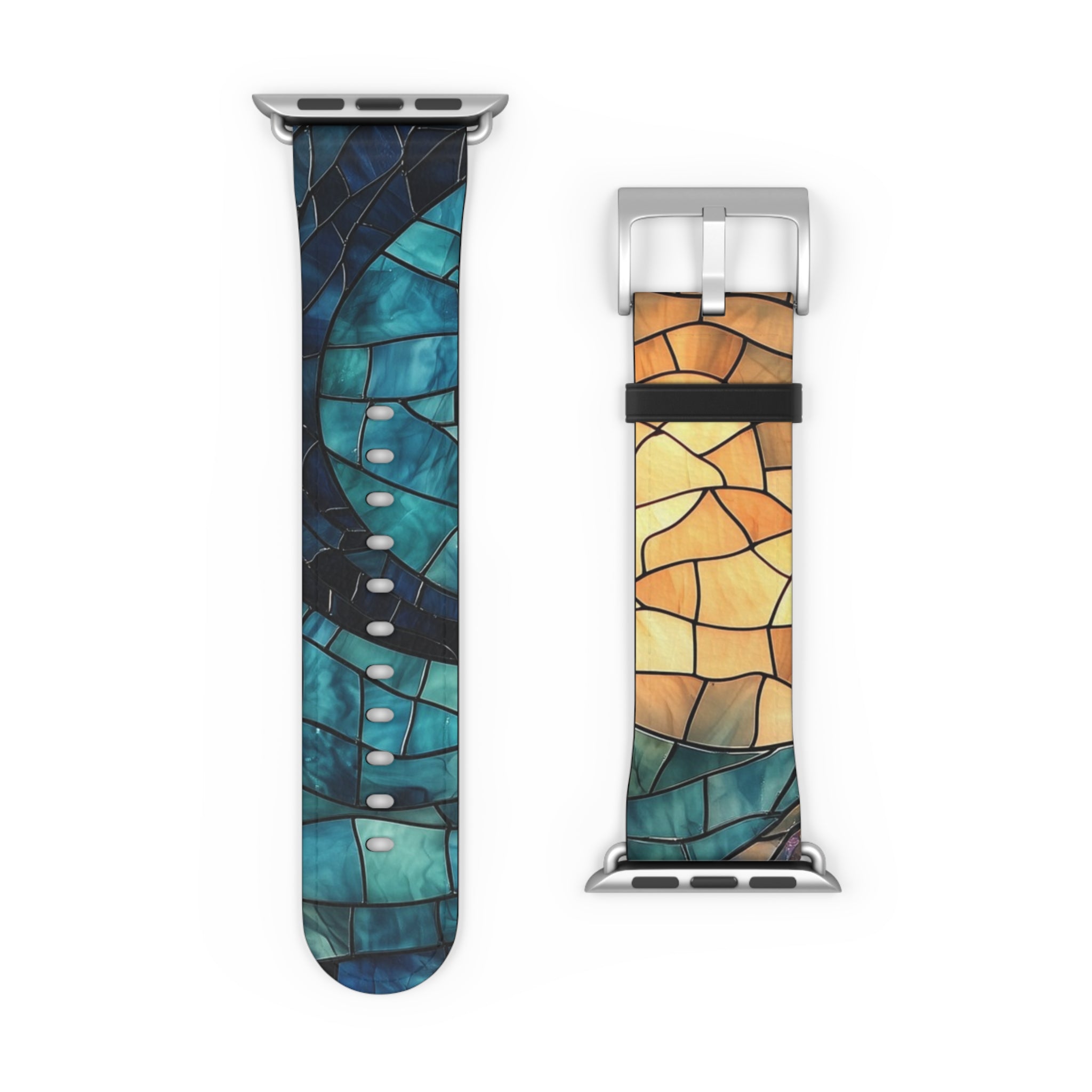 Blue Whale Mosaic - Watch Band