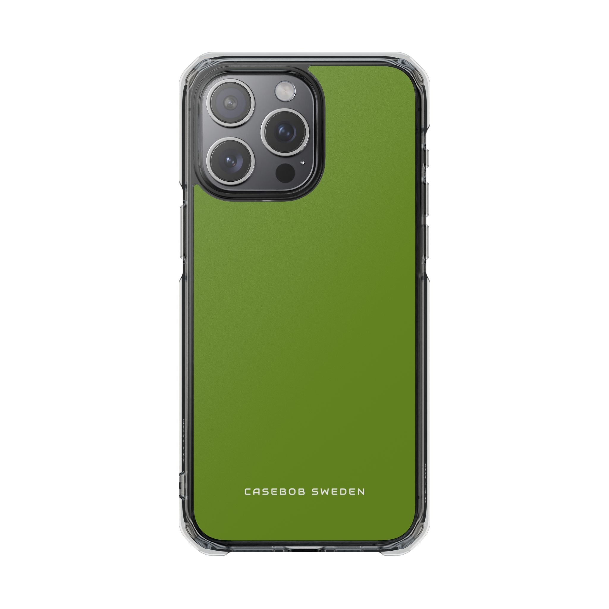 Olive Drab iPhone 15 - Clear Impact Phone Case