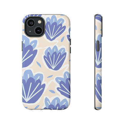 Light Blue Happy Flower - Protective Phone Case