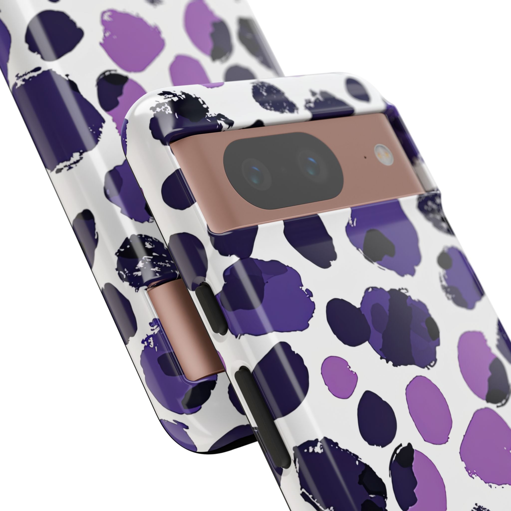 Purple Inkblots Google Pixel 8 - Tough Phone Case