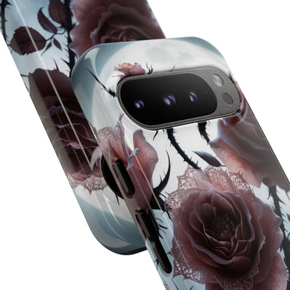 Luminous Rose Thorns Google Pixel 9 Pro Case - Tough