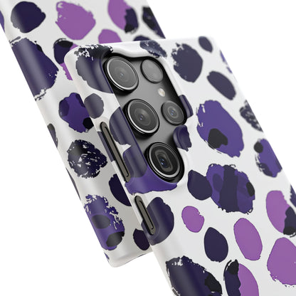 Purple Inkblots Samsung S23 - Slim Phone Case