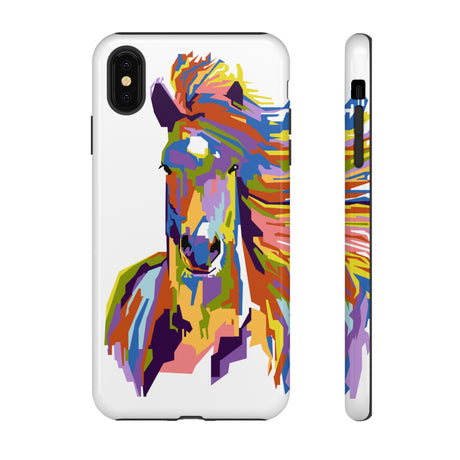 Horse Abstract Art iPhone Case (Protective) iPhone XS MAX Glossy Phone Case