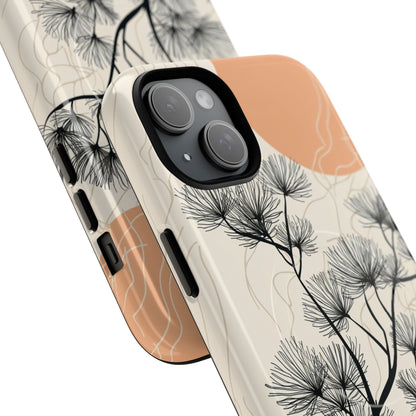 Spiky Tree Sunset iPhone 15 Plus Case - Tough+