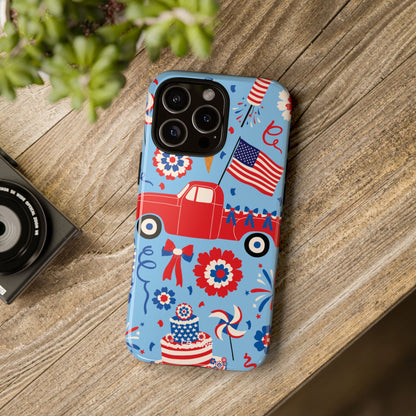 Festive Truck Parade - iPhone Case