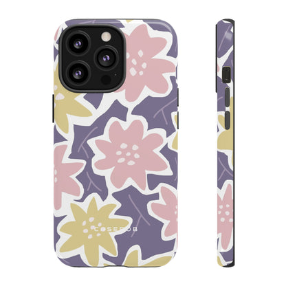 Purple Happy Flower - Protective Phone Case