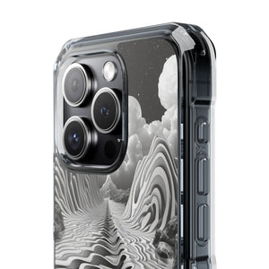 Ethereal Waves - Phone Case for iPhone (Clear Impact - Magnetic)