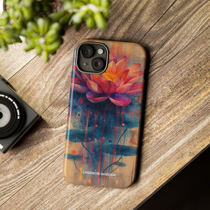 Lotus Blossom Art - Tough iPhone 15 Phone Case