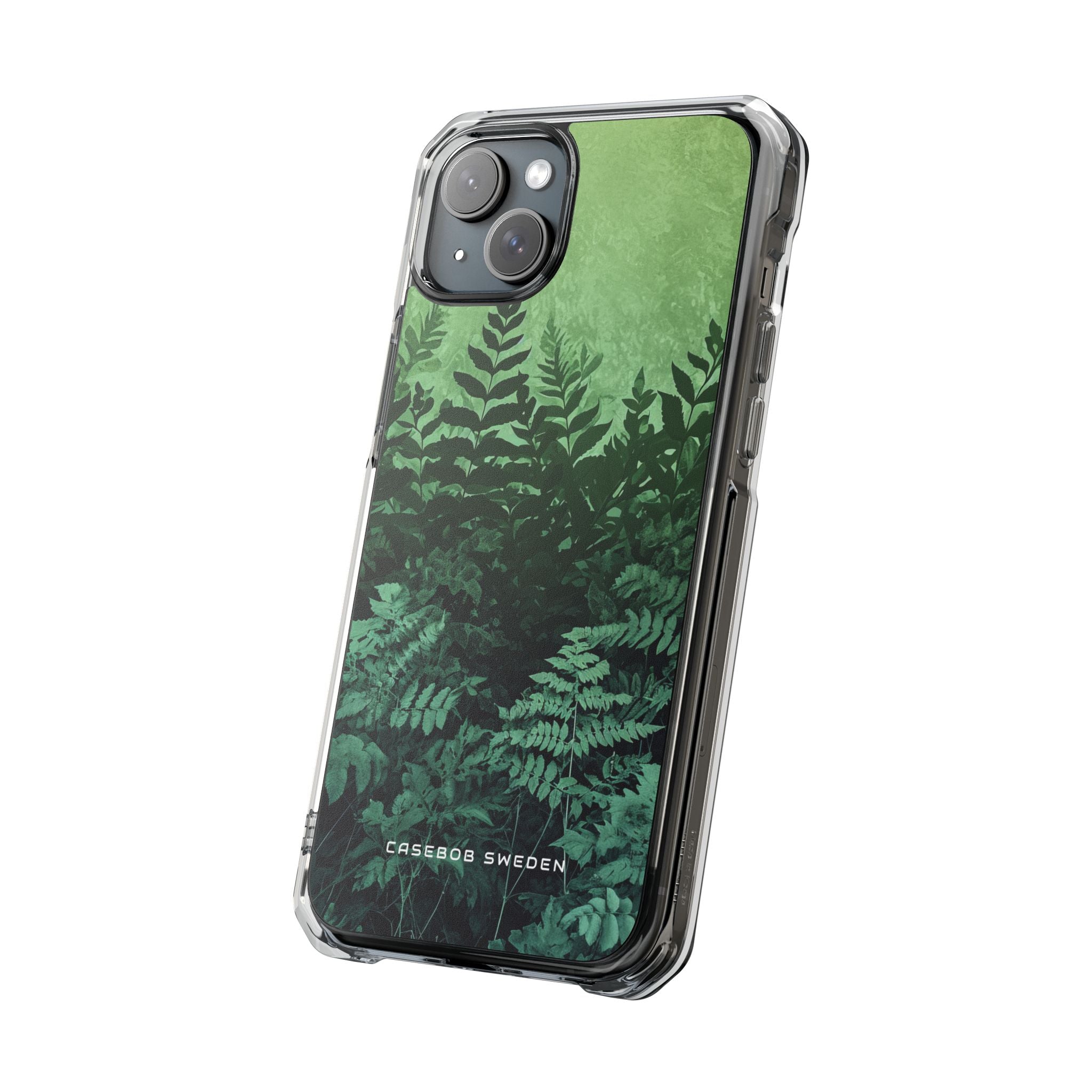 Gradient Fernscape Lush iPhone 15 - Clear Impact Phone Case