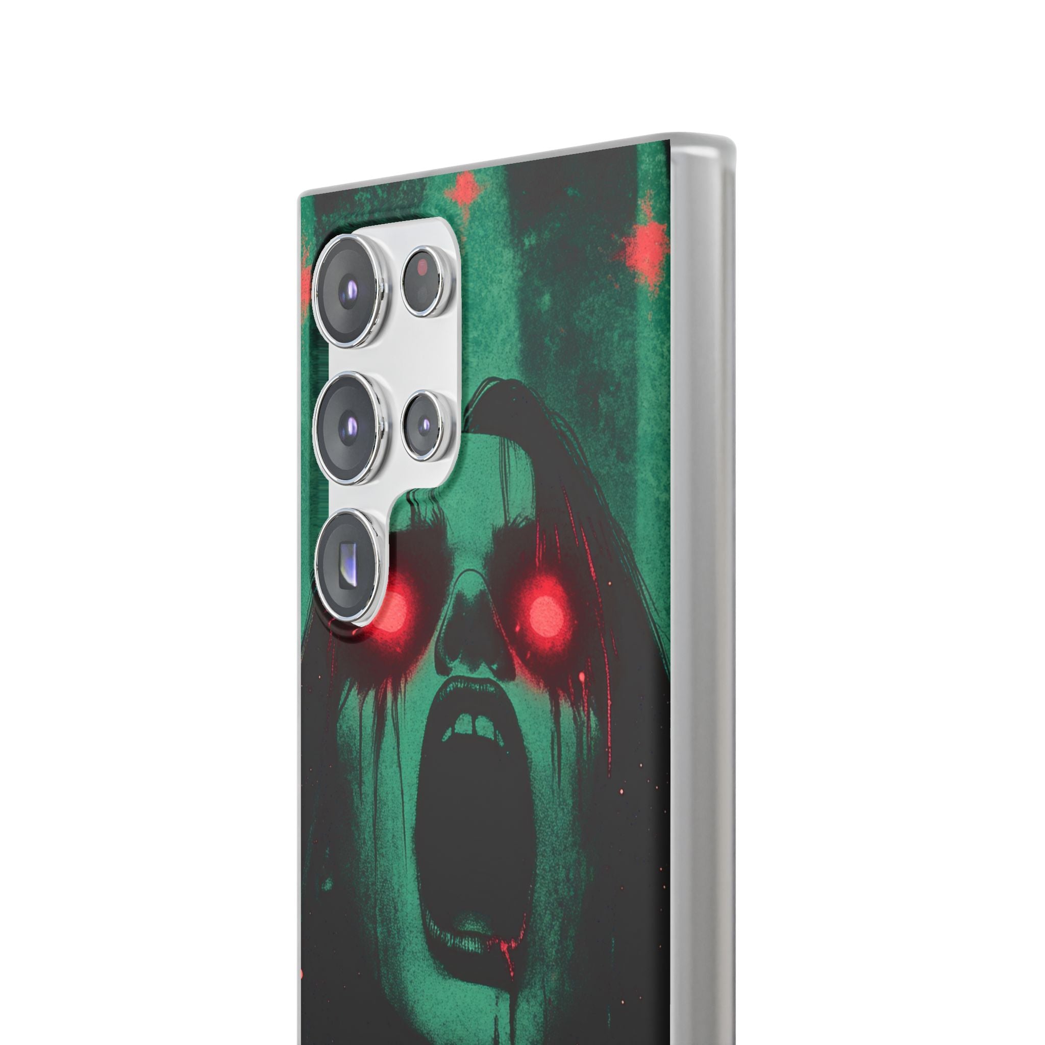 Haunting Glow of Gothic Eyes Samsung S23 - Flexi Phone Case