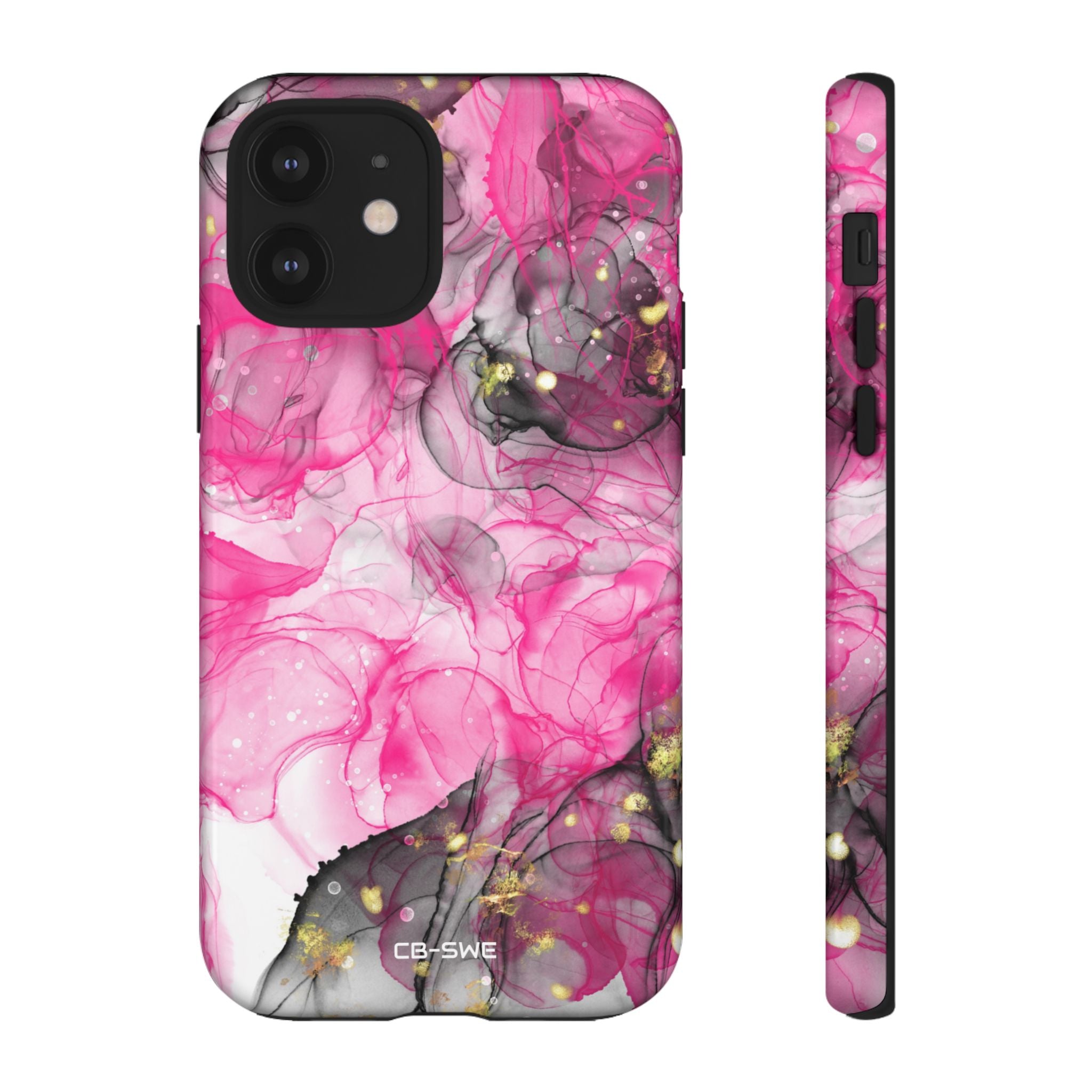 Vibrant Pink Swirls - iPhone Case