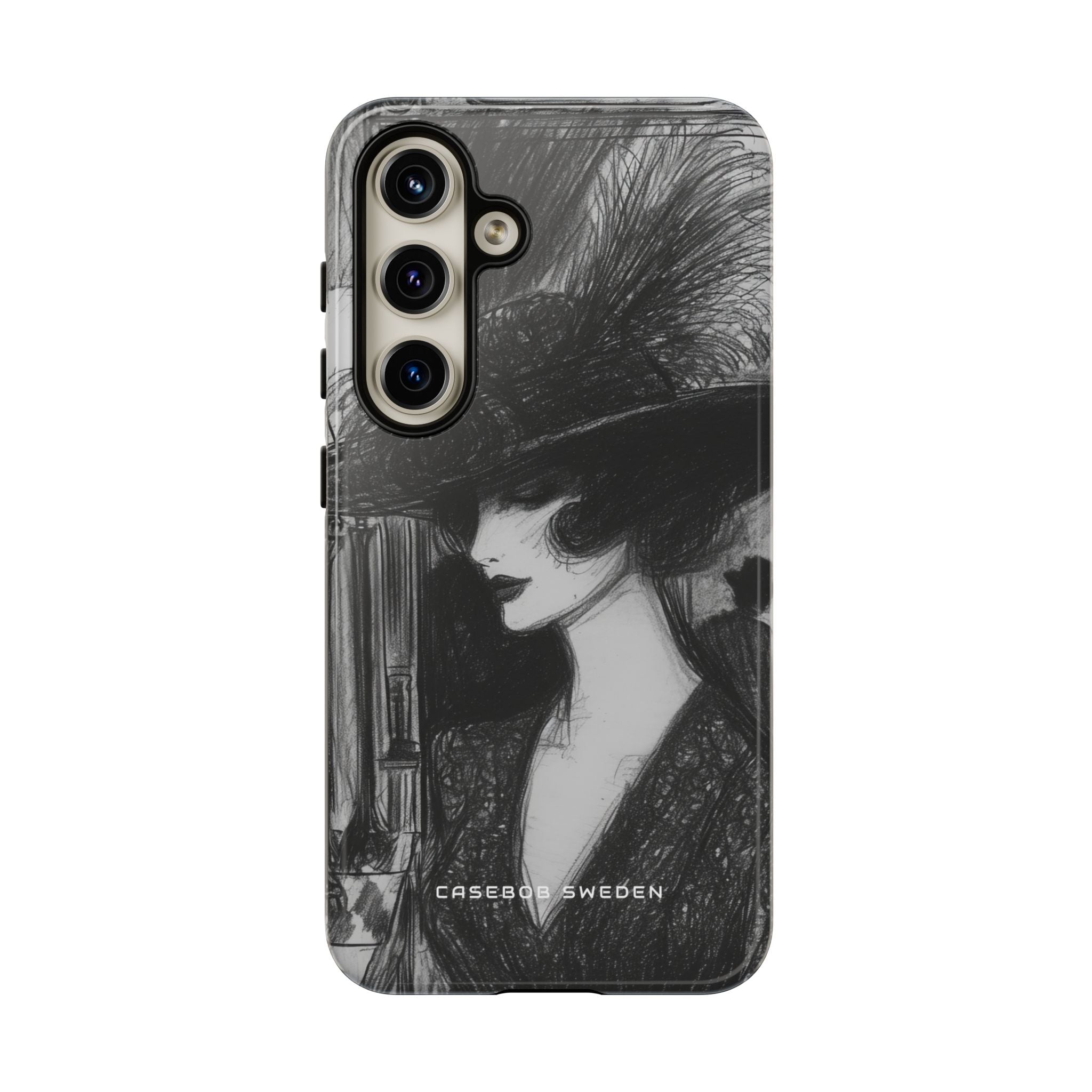 Timeless Elegance in Monochrome Samsung S24 - Tough Phone Case