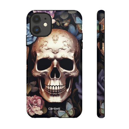 Skull Among Blossoms - iPhone Case